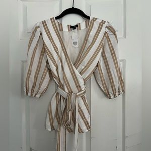 Ann Taylor Lightweight Wrap Top